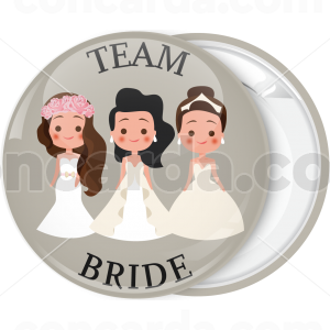 Κονκάρδα γάμου Team Bride the friends γκρι