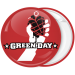 Ροκ Κονκάρδα Green Day κόκκινη