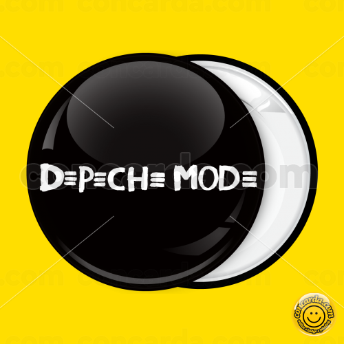 Depeche Mode - Badge (Black)