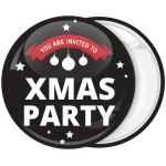 Κονκάρδα Χριστουγέννων You are Invited to Xmas Party