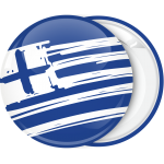 Κονκάρδα Ελληνική σημαία σε πλάγιο σχέδιο μπλέ