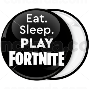 Κονκάρδα Fortnite eat sleep play μαύρη