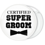 Κονκάρδα Certified super groom λευκή