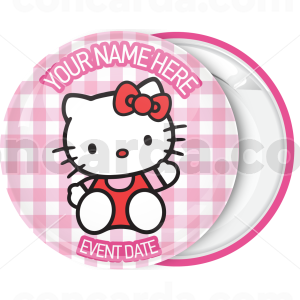 Κονκάρδα βάπτισης Hello Kitty greet