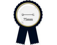 Badge rosette 75mm